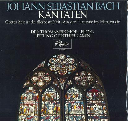LP Record DER THOMANERCHOR LEIPZIG GNTHER R  Aus Der Tiefen Rufe Ich Herr Zu D 71604M OPERA Germany Classical Used