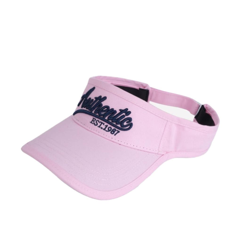 Letter Embroidered Outdoor Sports Sun Protection Hat for Women, Summer UV Protection Open-Top Duckbill Cap Sun Hat