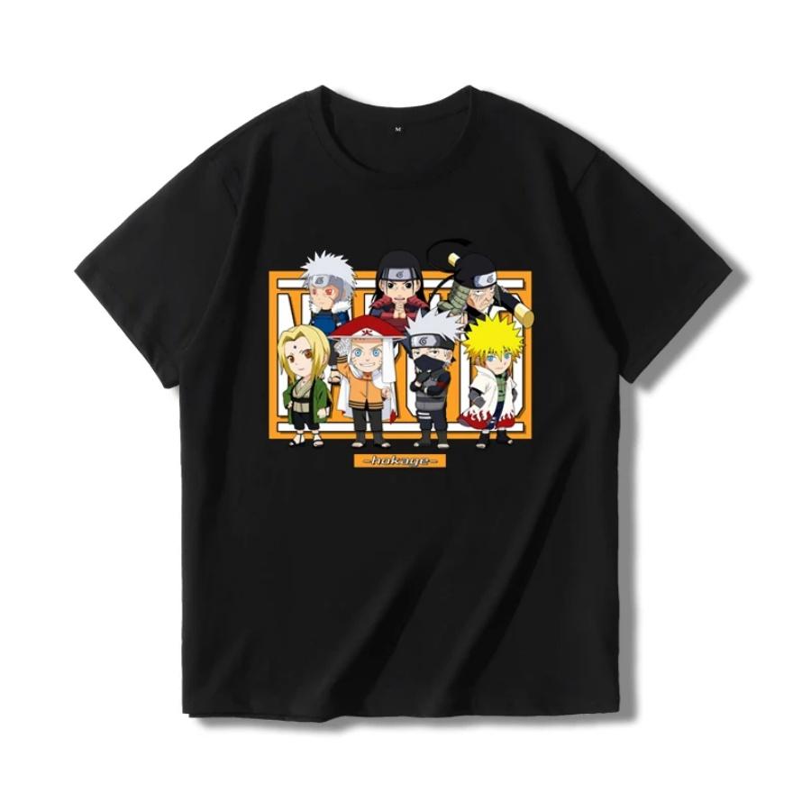 

Наруто Организация Акацуки Одежда Шаринган Ин Тренд Бренд Футболка Мужская Совместная Периферия Короткий рукав Анимация Тренд Свободная XXXXXL чёрный