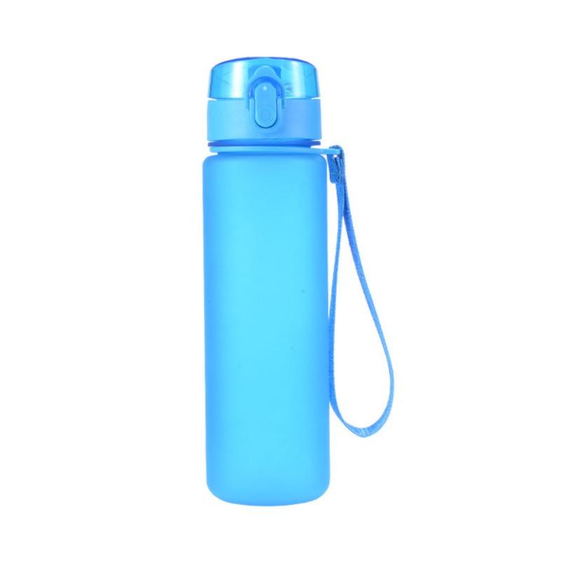 Tazza Acqua Sportiva Portatile Creativa in Plastica Opaca con Coperchio a Scatto Spazio Libero per Ragazzi e Ragazze