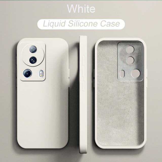 

Жидкий силиконовый чехол для XiaoMi 13 Mi13 M 13 Pro Mi 13Lite XiaoMi 13 Lite, глобальная версия, защитный чехол для всей камеры, квадратный силиконовый чехол XiaoMi 13