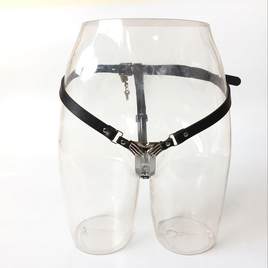 Female Metal Stainless Steel Invisible Chain Chastity Belt Pants Device BDSM Bondage Restraint Device Sex Toys for Woman