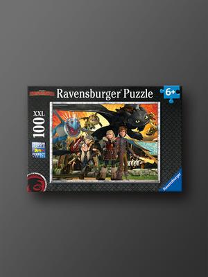 Jak vycvičit draka: Přátelé z dračího světa XXL 100 dílků Ravensburger Věk 6+ Puzzle