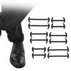 12pcs Professional No Tie Shoelaces Travel Portable Waterproof Elastic Silicone Shoelace