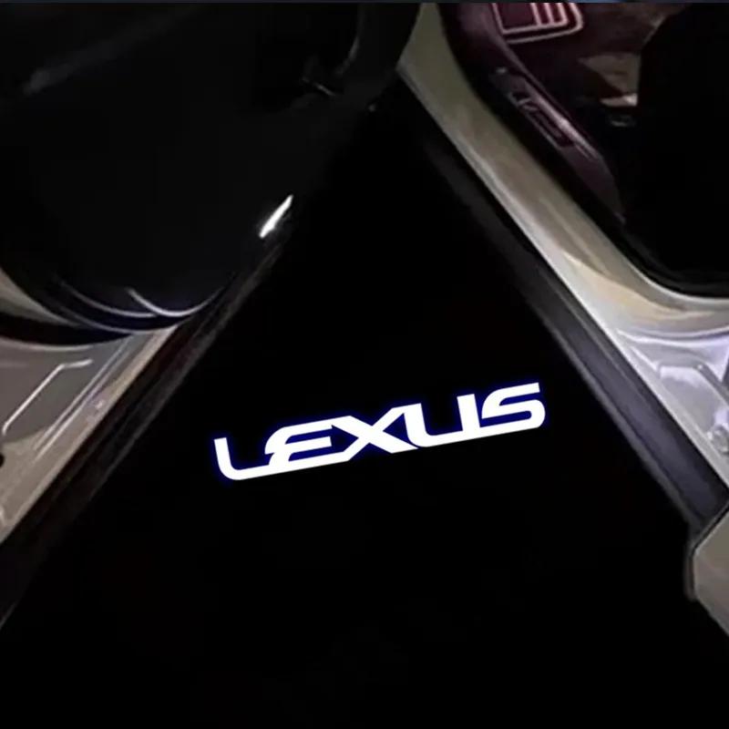 Accessories For LEXUS ES 300H ES300H ES350 RX GX LS LX IS GS RC UX Series IS LED Car Door Interior Ghost Shadow Welcome Light