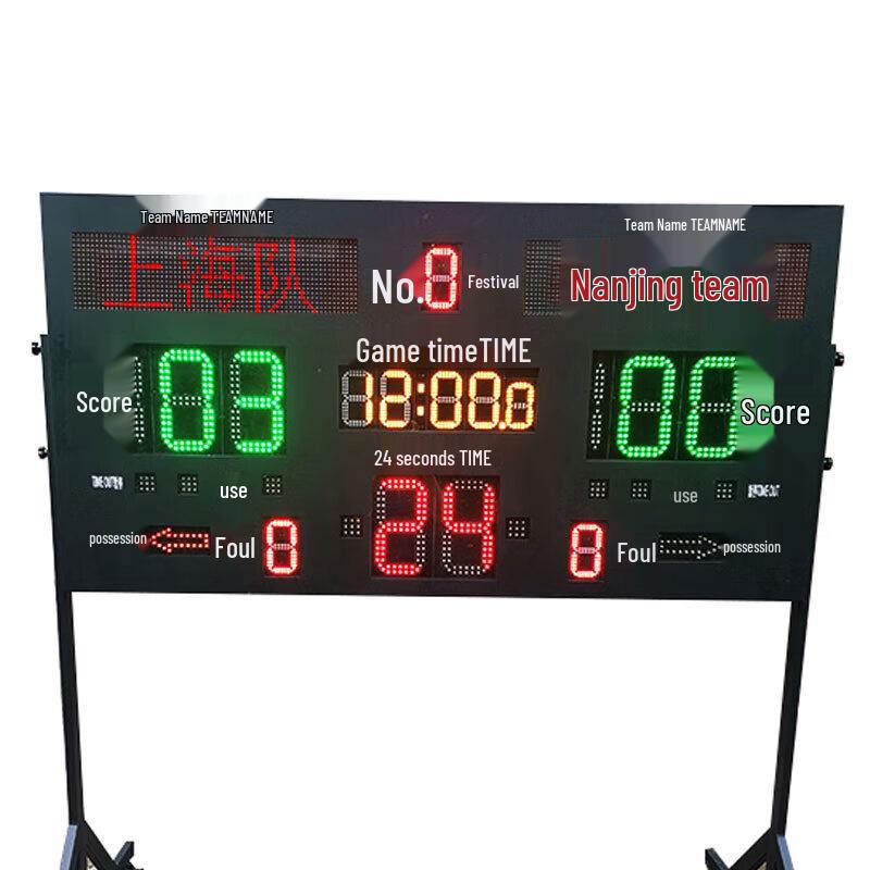 Basketball Electronic Scoreboard Timer with 24s Shot Clock