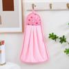 1Pc Kitchen Hand Towel Hanging Type Super Absorbent Coral Fleece Bathroom Enlarged Thickened Hand Towel Rag Dishcloth