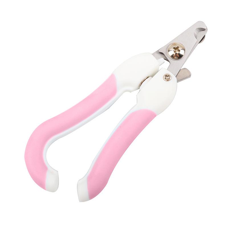 Pet Cat Dog Nail Clipper Cutter Stainless Steel Grooming Scissors Clippers Claw Nail Scissors W/ Lock Labor-Saving Nail Clipper