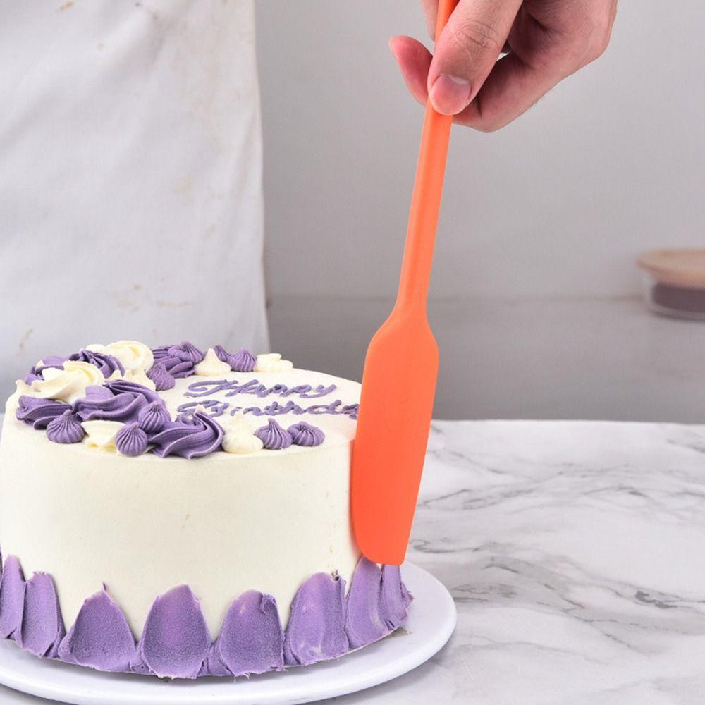 Integrated Baking Scraper Silicone Cream Spatula New Jam Spatula  Kitchen Baking Tool