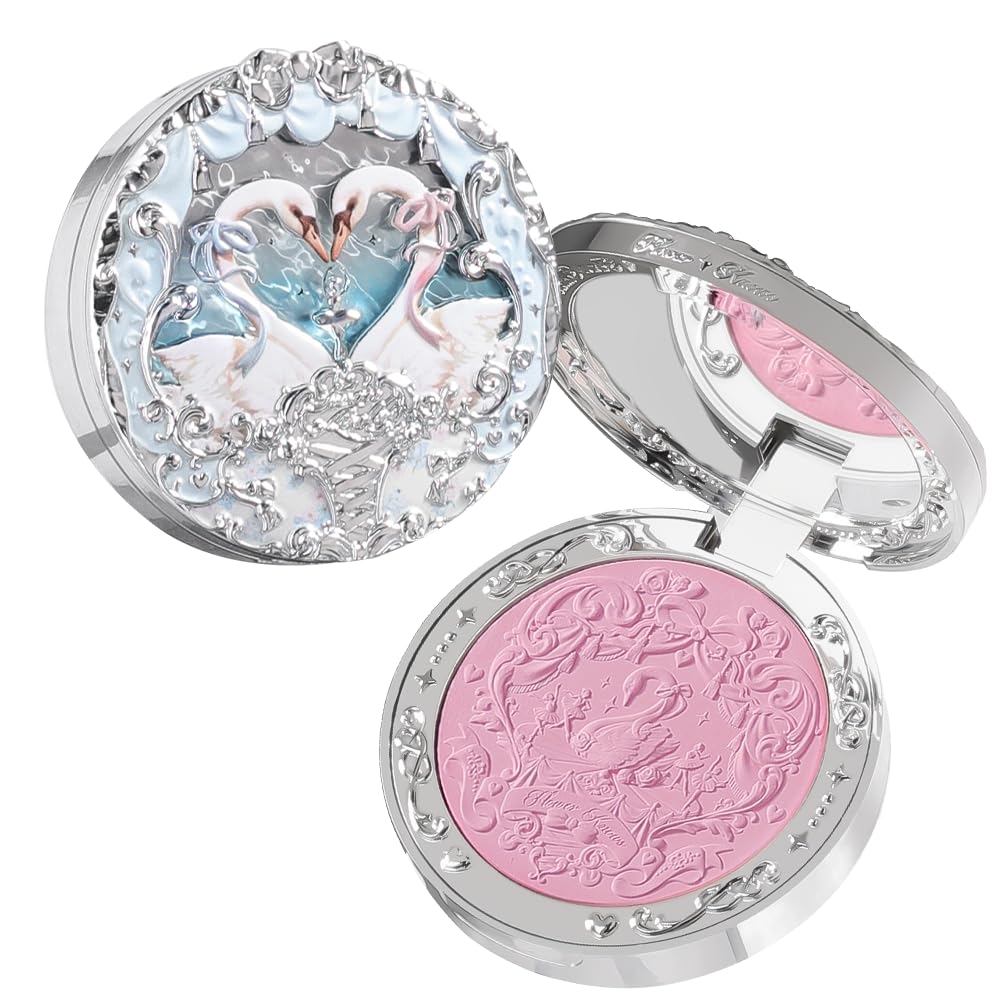 

Flower knows Swan Ballet Series Blush Compact Silky (03 Ribbon)
