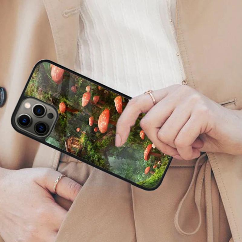 Mushroom House Magnetic Phone Case For APPLE iPhone 17 Air 16 14 13 12 Pro Max 15 Plus Wireless Charge With MagSafe Cover