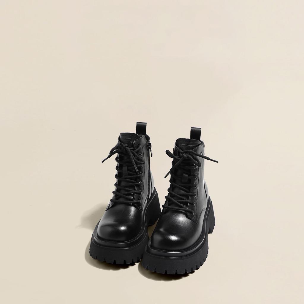 Women's Thick-soled Winter Lightweight Warm Cold Padded Snow Boots Non-slip Wear-resistant Casual Sneakers Martin Cotton Boots