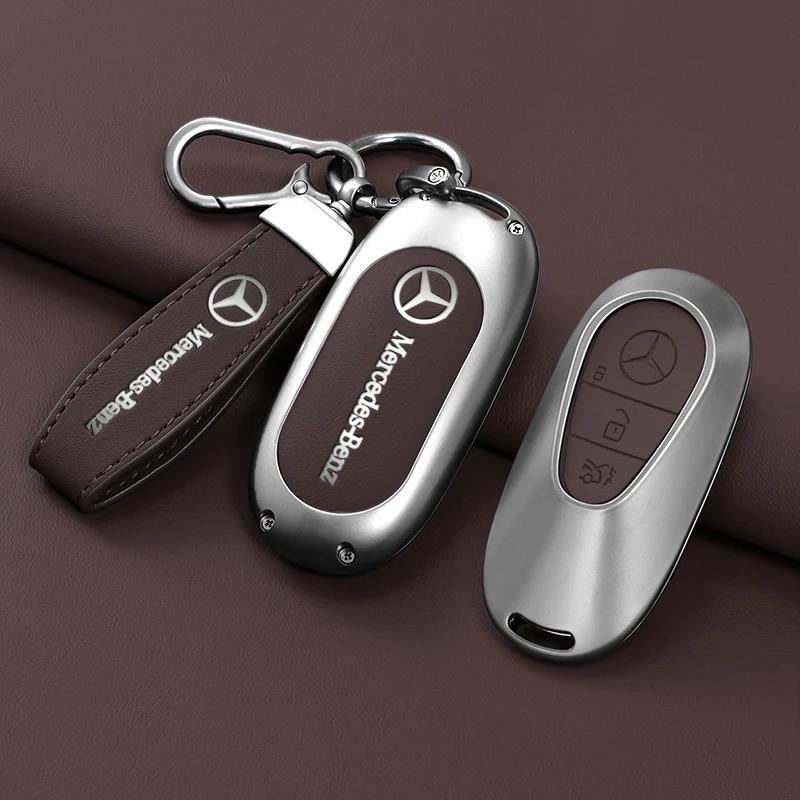 SUG2   Key Fob Cover for Mercedes Benz A B C E S Class W204 W205 W212 W213 W176 GLC MAYBACH Keyless Soft Case