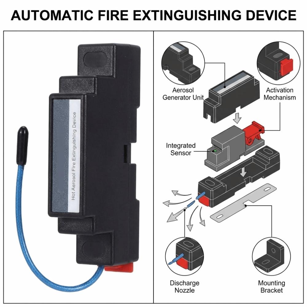 Pollution-Free Flame Retardant Device Dual Line Retardant Device Bumpy Working Environment