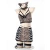 Cat Sexy Cosplay Erotic Extremely Erotic Cat Tiger Leopard Print Maid Clothes Training Temptation Lingerie Underwear Moe Moe Bodycon Baby Doll Costume