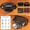 New horizontal cylindrical men's bag large capacity fashionable retro shoulder oblique span bag genuine leather men's bag
