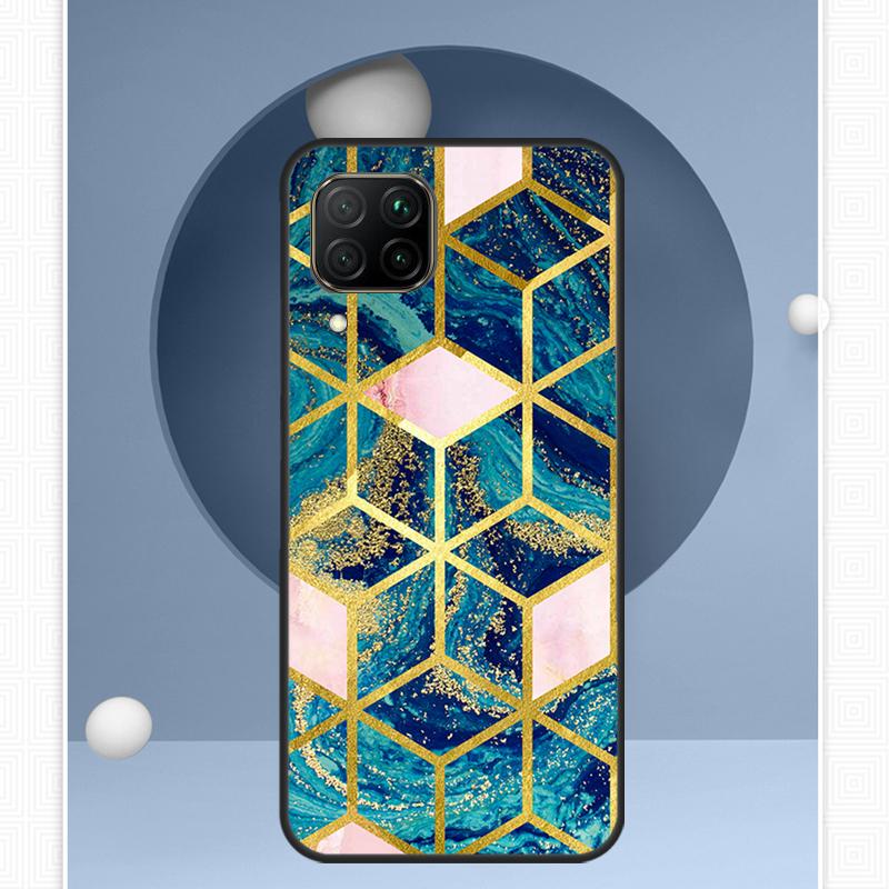 Marble Geometric For Huawei P30 P60 Pro P20 P40 Lite Nova 9 10 SE 12s 12i 11i 8i Y91 Y60 Y70 Y72 Y90 Y61 Case