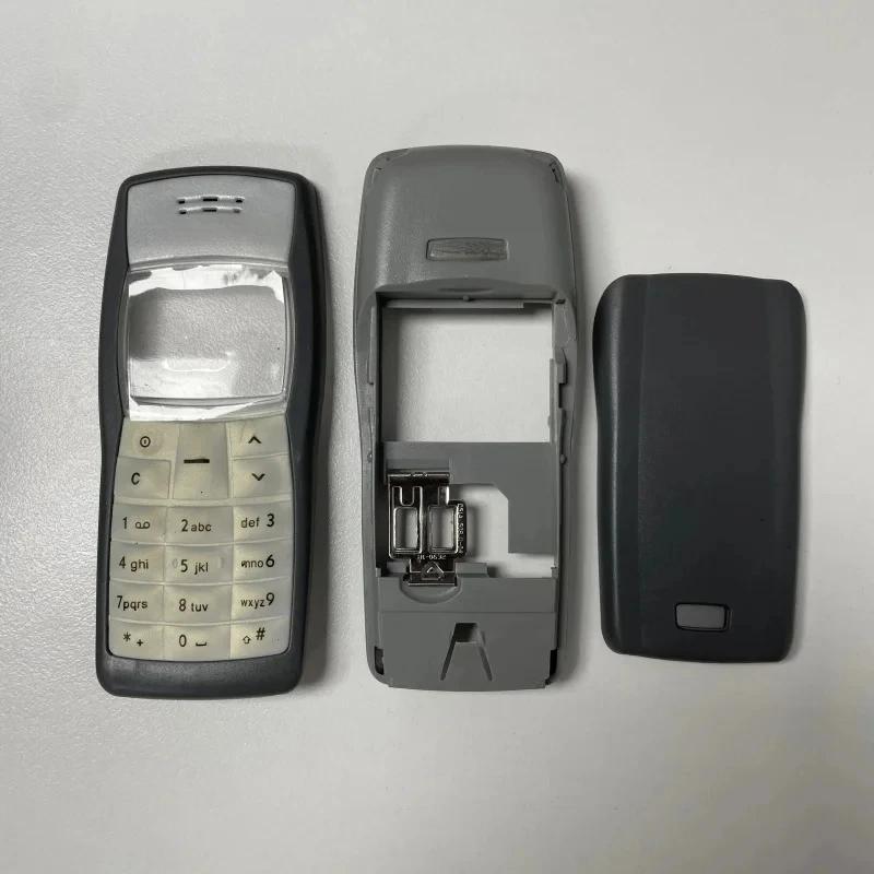 Carcasă Completă Capac Baterie Spate pentru Nokia 1100 Carcasă Spate Cadru Mijlociu Buton Tastatură Arabă
