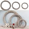 Christmas Rattan  for Ring Wreath Wicker Vine Garland Hanging Wedding Grey Wreath