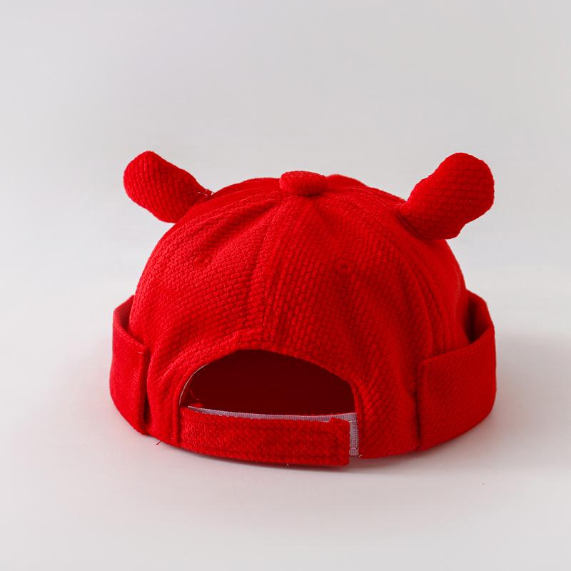 Infant Red Birthday Hat: Festive Spring/Autumn Toddler Cap for Babies
