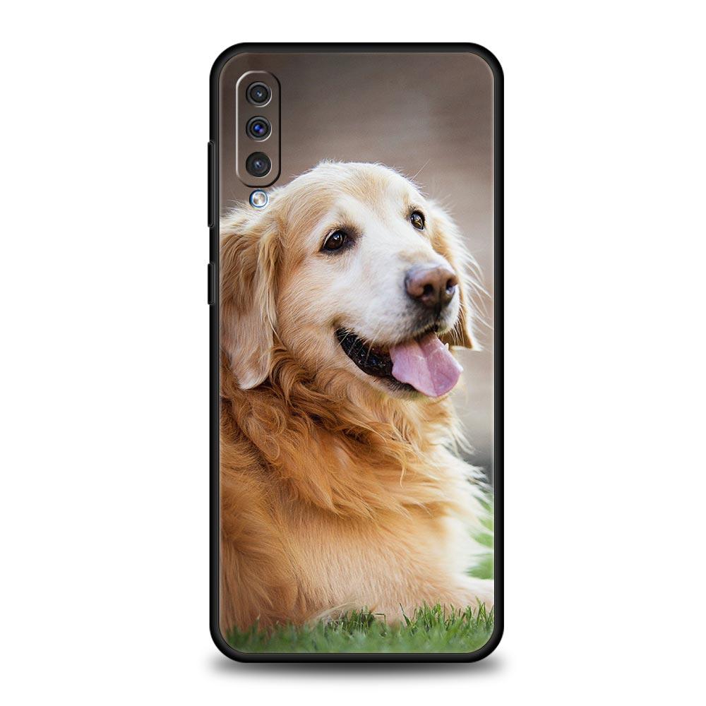 Golden Retriever Friend dog Phone Case For Samsung Galaxy A52s A12 A32 A50 A70 A20E A20S A10S A22 A30 A40 A53 5G A02S A04s Cover