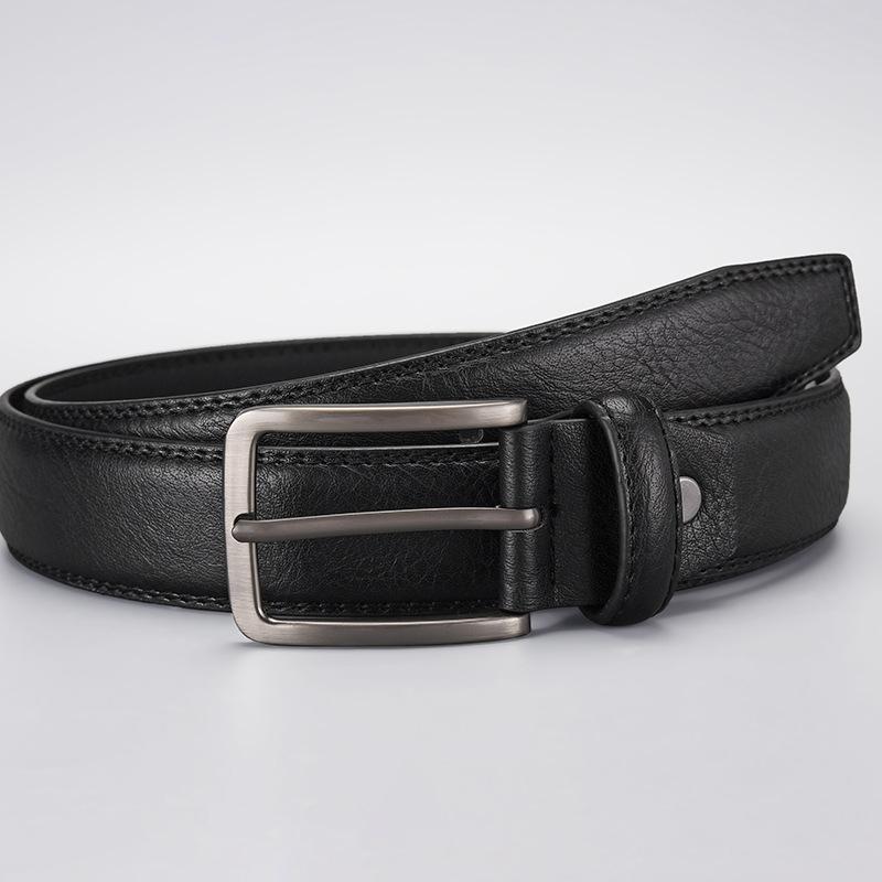 Belt Men'S Business Casual Belt Belt Men'S Classic Simple Pin Buckle Belt Men'S