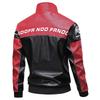 Herren Street Fashion Jacke Stehkragen Lässig Frühling und Herbst Lederjacke Locker Herren Motorrad Lederjacke