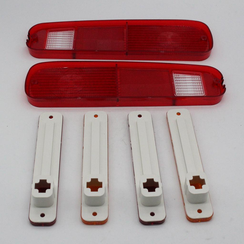 Car Portable Taillight Truck Side FendersKit Indicator Lamp Durable Fit for F-150 F150 F250 Econoline High Transmittance