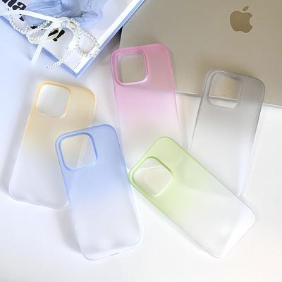 Ultra Thin Phone Case For iPhone 16 15 14 13 12 Pro Max Plus Slim Matte Translunt Bumper Back Cases Cover