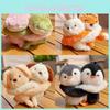 Plush Animal Keychain With Hugging Design For Kids And Teens