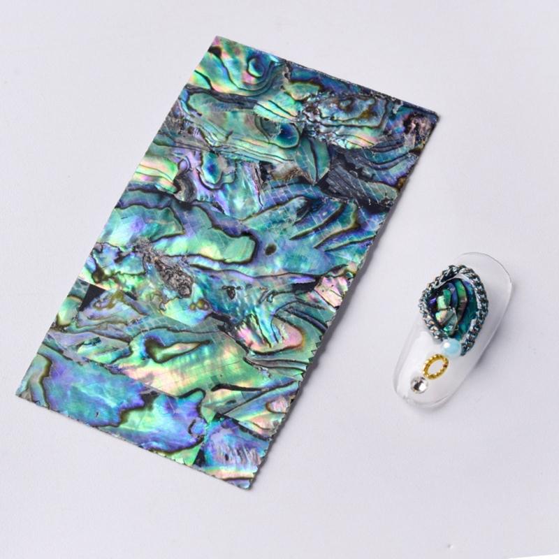 Abalone Shells Sticker Sheet Self Adhesive for Jewelry Making Craft Photo Album Phone Case Embellishment