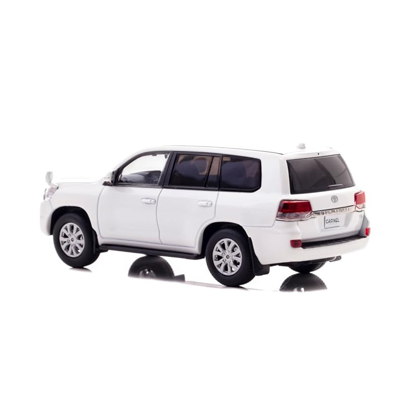 CARNEL 1/43 Scale Toyota Land Cruiser AX G Selection (URJ202) 2015 White Pearl Crystal Shine Finished Product CN431504