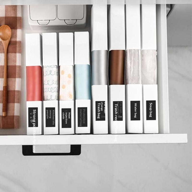 Kitchen Fresh-Keeping Bag Garbage Bag Storage Box Folding Storage Box Big/Small Disposable Gloves Plastic Bag Sorting Box