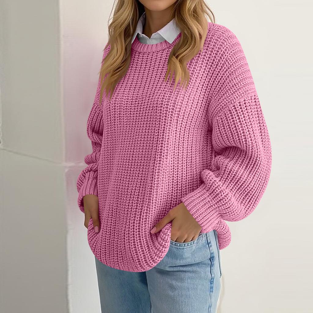 Women's Casual Long Sleeve Wool Hollow Out Sweaters For Women 2025 Trendy Lightweight Crochet Pullover Tops