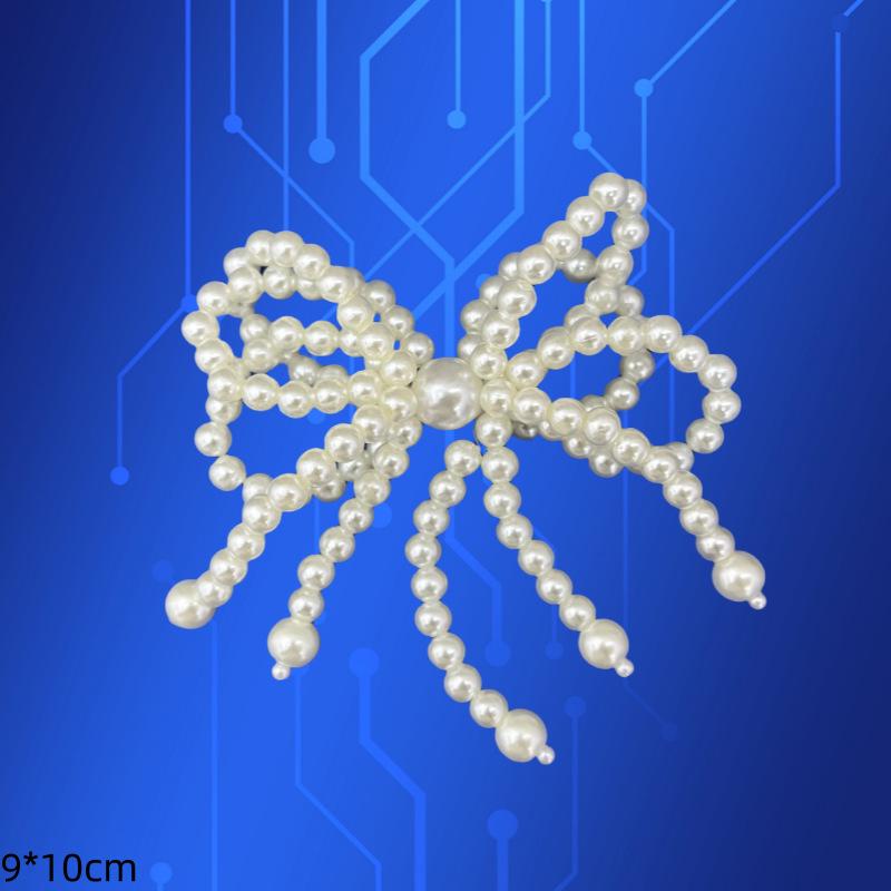 Bow Tassel Pearl Earrings - Elegant Shoelace Design for Women