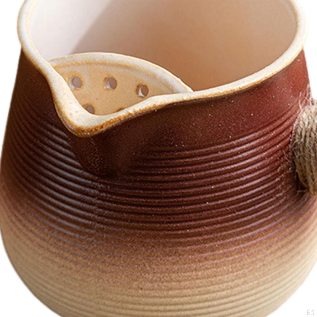 700ml Ceramic Teapot for Boiling Water Blooming and Loose Tea Leaf Kettle with Anti Scald Handle