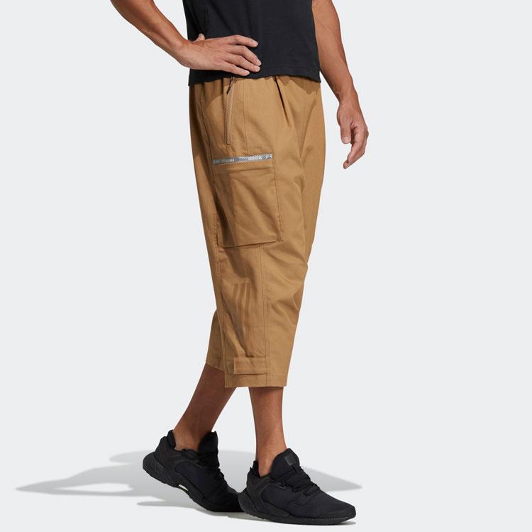 Adidas TH 34PNT WV EXT Capri Sports Pants Men Bottoms Cardboard-Yellow GP0957