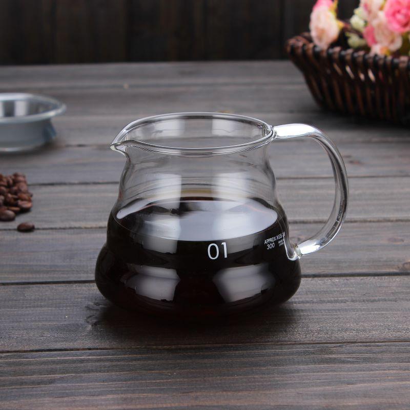 Glass Coffee Pot Cloud Shaped Coffee Kettle Reusable Coffee Pot Heat Resistant Teapot Coffee Utensils 360/600/800ml