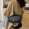 Nowa modna torebka damska na łańcuszku, mała kwadratowa, do noszenia pod pachą, o dużej pojemności, na ramię