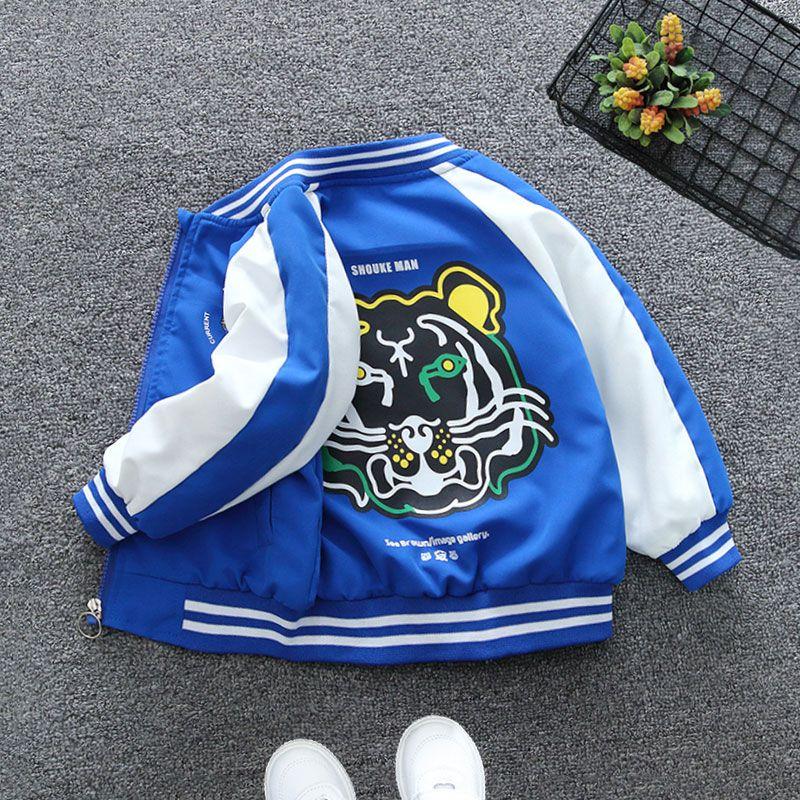 Baby Boys Coat Spring Autumn Fashion Boys Baseball Uniform Birthday Present Sports Jacket 2-7 Years Children Outerwear Clothing