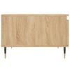  Coffee Table, Sonoma Oak 55x55x36.5 Cm Wood-based Material