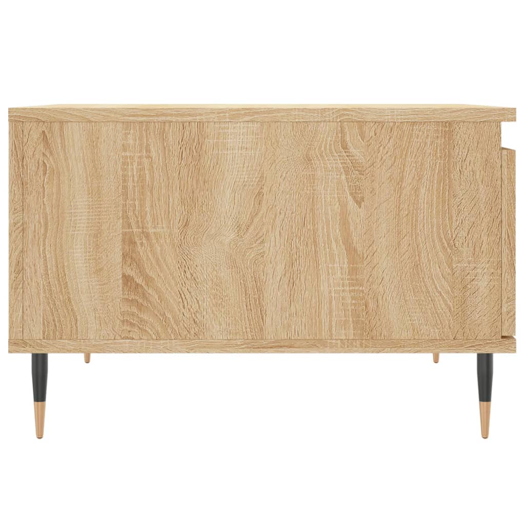  Coffee Table, Sonoma Oak 55x55x36.5 Cm Wood-based Material