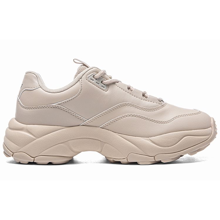 Kappa Casual Comfortable Everyday Versatile Fashion Design Non-Slip Wear-Resistant Low-Top Dad Shoes Unisex Sneaker Brown Black K0DZ5MC30-648