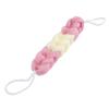 Bath Exfoliate Puff Super Soft Rich Foam Quick Drying Reusable Lanyard Design Non-fading Stretchable Exfoliating Bath Loofah Sponge Mesh Bathroom