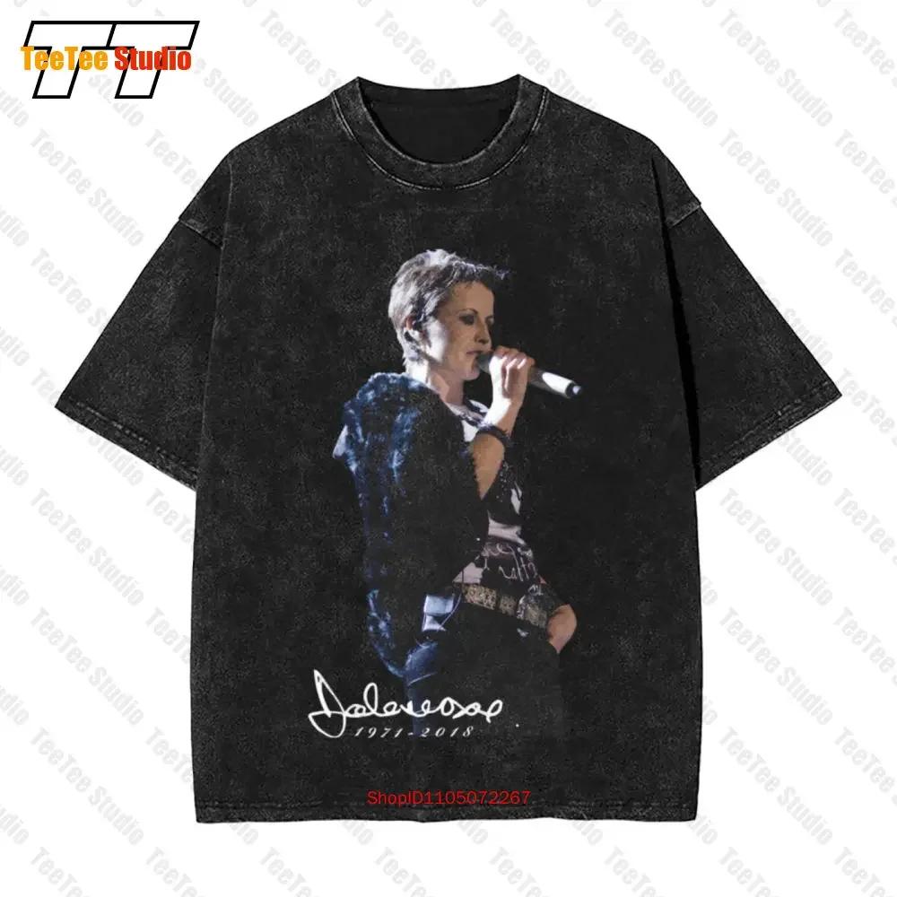 The Cranberries Dolores ORiordan Rip MenS Black Vintage Oversized TShirt AZI S