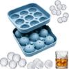 Soccer Ball Ice Cube Molds,9/4 Cavity Silicone Football Ice Mold Reusable Sports Ice Maker Mold for Game Day Party Suppliess 6