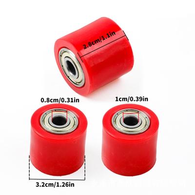 Universal ATV Motorcycle Chain Guide Roller Noise Reduction Rubber Sprocket Simple Installation For Rough Terrain Ride