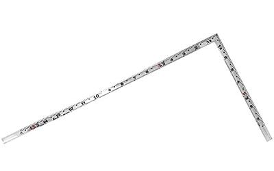 Curved 50cm Scale On the Red 1 5 10555 Scale, Tsurukame, Back, Numbers, Silver, Shaku, Sun,