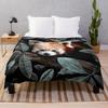 Waschbär Kuscheldecke Waschbär Geschenke für Mädchen Jungen Frau Weich Leicht Warm Fleece Flanell Plüschdecke für Bett Sofa Couch