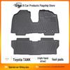 Right-Hand Drive TPE Floor Mats for Toyota Tank - Waterproof, Wear-Resistant, Spacious Car Interior & Trunk Mats.